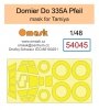 Omask 54045 Dornier Do 335A Pfeil mask (for Tamiya) 1/48